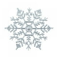 thumbnail image 1 of 6 Pcs Christmas Snowflake Ornaments Plastic Glitter Winter Snowflakes Large Snow Flakes for Hanging Christmas Tree Decorations Wedding Frozen Birthday Party Supplies Xmas Home Decor,4 Inch, 1 of 9