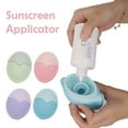 thumbnail image 3 of (2 Pack) Applicator Refillable Roll On Sponge for Suncream Lotion Smooth Mess Application Adults Families Travel Size Portable, 3 of 3