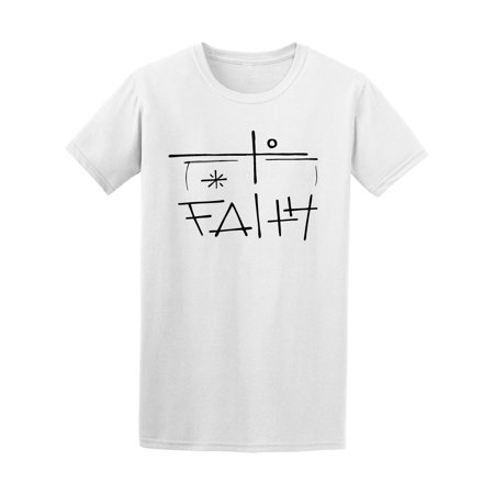 - Christian Faith Religious Cross Tee Men's -Image by Shutterstock