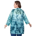 thumbnail image 4 of Chama Plus Size 3/4 Sleeve Kimono Cardigans for Women Summer Open-Front Chiffon Beach Cover Up, 4 of 8