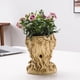 thumbnail image 4 of 2 s de Resina para Cara, para Suculentas, Jarrón de Cactus, Decoración de CUTICAT macetas suculentas, 4 of 8