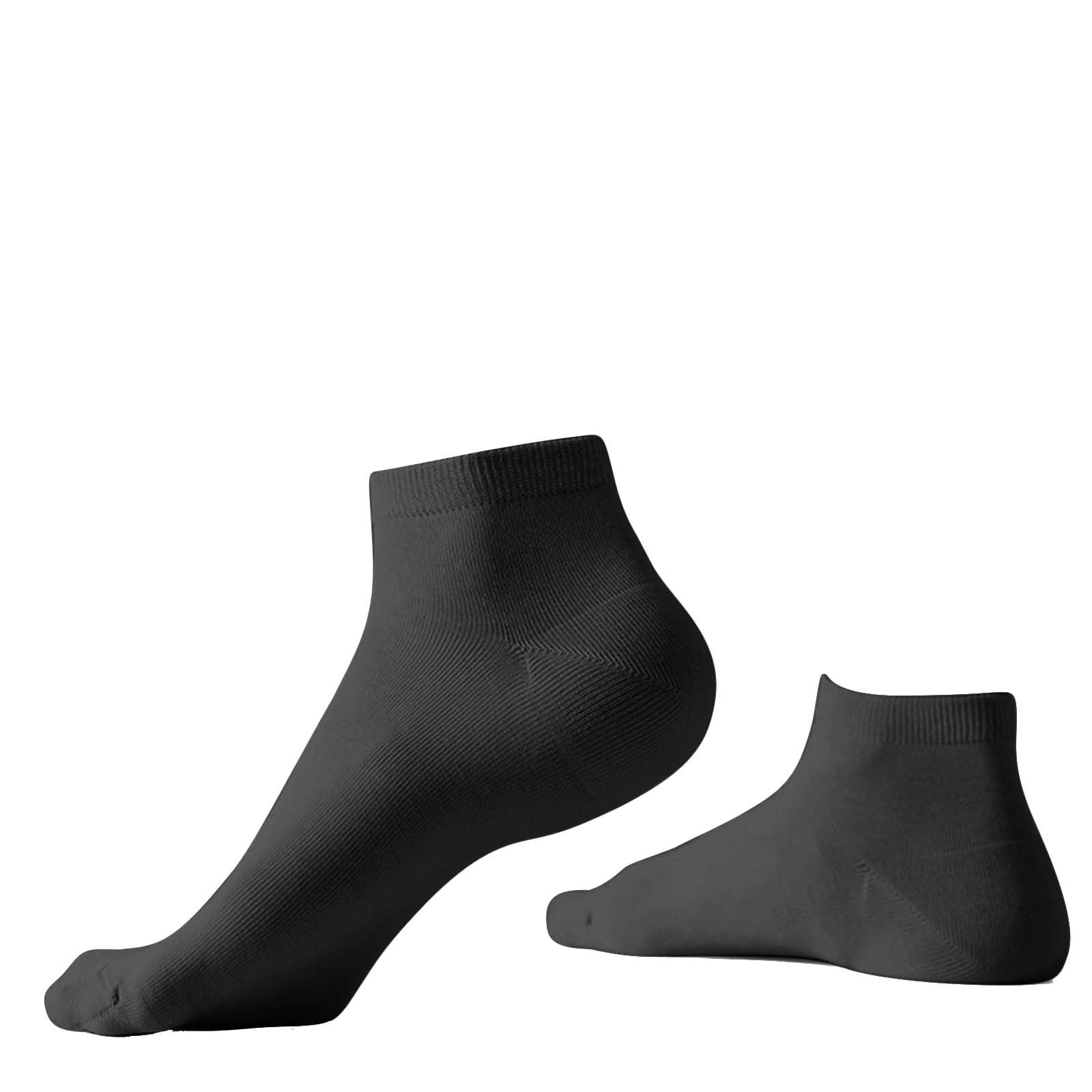 Men’s Cotton Thin Low Cut Ankle Socks – Soft, Breathable, Moisture-Wicking Socks 6-Pack