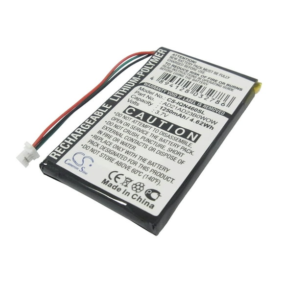 Replacement Battery for Garmin Nuvi 465,Nuvi 465LTM,Nuvi 465T,AD21AD23B0WOW,3.7V/1250mAh