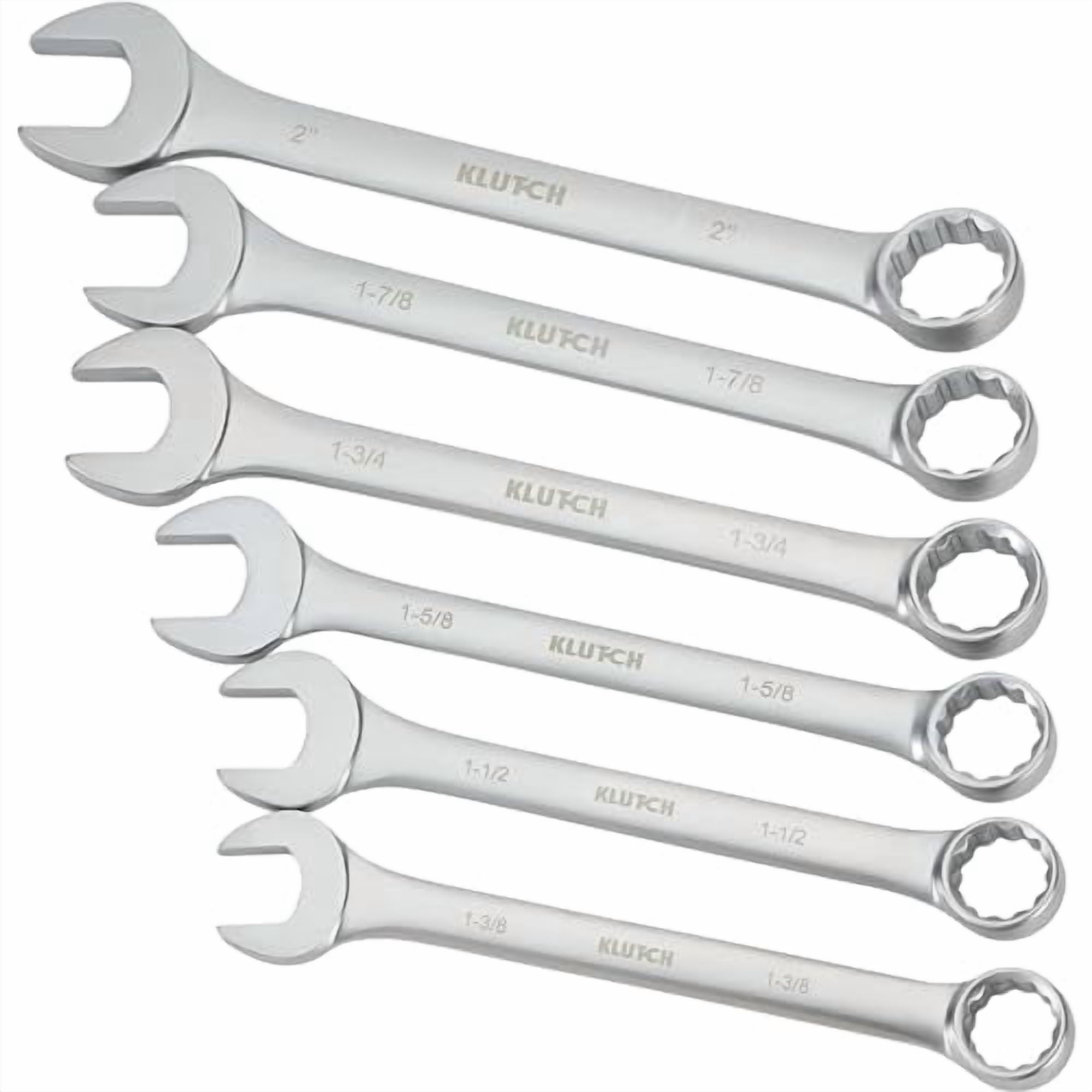Klutch 6-Pc. SAE Jumbo Combination Wrench Set, Model# 315168A