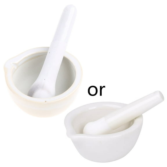 Mortar and Pestle Set Porcelain Spices Herb Grinding Grinding Bowl Set Accessory for Garlic Spices Grinding Herbs