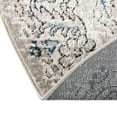 thumbnail image 7 of Unique Loom Nyla Collection Area Rug - Princess (12' Round Gray/Cream), 7 of 7