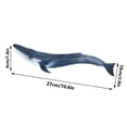 thumbnail image 5 of Blue Whale Figure Toy Educational Mini Ocean Animal Marine Figurine Model For Kids, 5 of 5
