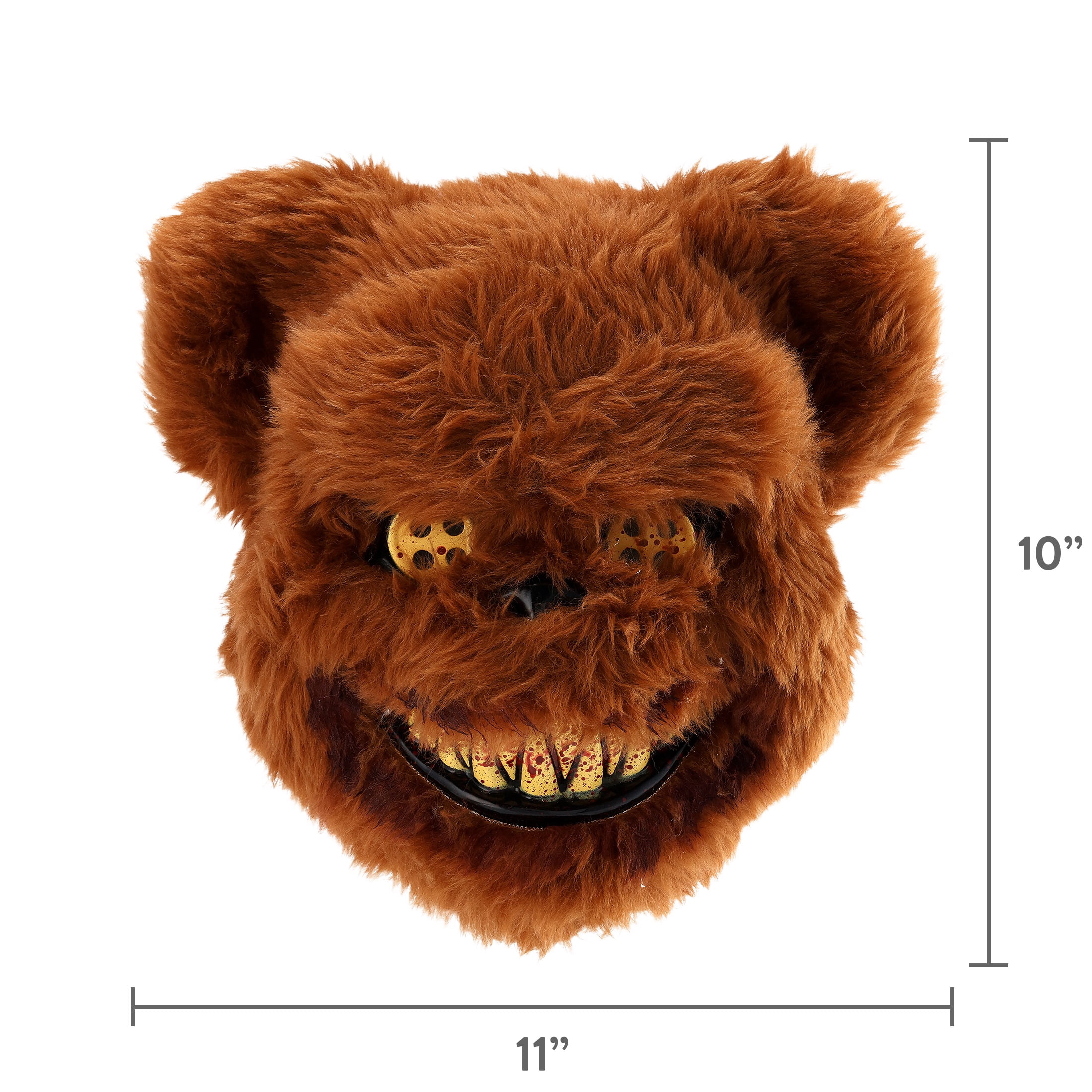 Daddy Bear Mask Costume Accessory for Adults, Brown, Halloween by Way To Celebrate