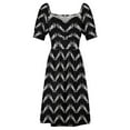 thumbnail image 4 of Time Machine Chevrons Sleeveless Dress women long dresses women's summer jumpsuit, 4 of 5