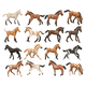 thumbnail image 2 of Caballo de simulación sólido, modelo de juguete, cuarto de caballo, accesorios de escena de potro blanco, juguete de educación temprana para niños, 2 of 5