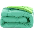 thumbnail image 2 of Down Alternative Comforter Full/Queen Aqua/Lime, 2 of 4