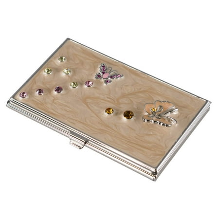 Visol Ellie Butterfly With Crystals Embedded Women S Business Card