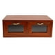 thumbnail image 1 of Soporte de madera vintage para monitor con cajón, soporte para portátil, organizador de escritorio para portátiles, ordenadores, accesorios de escritorio de oficina, 1 of 7