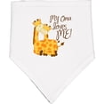 thumbnail image 2 of Inktastic My Oma Loves Me Baby Bandana Bib, 2 of 4
