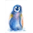 thumbnail image 2 of Shefranov, Olga 18x24 Gold Ornate Wood Framed with Double Matting Museum Art Print Titled - Colorful Penguin, 2 of 4