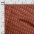 thumbnail image 2 of oneOone Cotton Cambric Red Fabric Kalamkari Fabric For Sewing Printed Craft Fabric By The Yard 56 Inch Wide, 2 of 5
