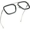 LifeArt Blue Light Blocking Glasses, Anti Eyestrain, Computer Reading Glasses, Gaming Glasses, TV Glasses for Women Men, Anti Glare (Black Silver, +3.75 Magnification)