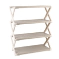 thumbnail image 4 of Foldable Shoe Rack, Shoe Storage Stand, Stable Shelf with Strong Load Bearing Capacity, Compact Size for Hallway or Stairwell, Multifunctional Shoes Organizer, 4 of 7