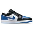 thumbnail image 2 of Nike Air Jordan 1 Low White/Royal Blue-Black-White 553558-140 Men's Size 10 Medium, 2 of 6