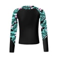 thumbnail image 5 of CHICTRY Girls Long Sleeve Swim Tops with Wide Waistband Shorts for Beach Pool Bathing Swimming Holiday Lily 10, 5 of 7