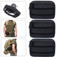 thumbnail image 4 of Mini Riñonera Unisex Organizador Bolsillo Bolsas Herramientas (negro) 3 Uds., 4 of 8