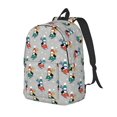 thumbnail image 1 of Fotbe Skiing penguin Mochila de Lona con Estampado, Mochila Duradera, Mochila Versátil de Alta Calidad, Mochila Compacta Vintage-Small, 1 of 5