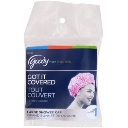 Goody Styling Essentials Shower Cap, Colors Vary 1 ea (Pack of 3)