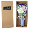 thumbnail image 1 of Mother's Day Gift 3 Roses Soap Flower Carnation Bunch Gift Box, 1 of 2