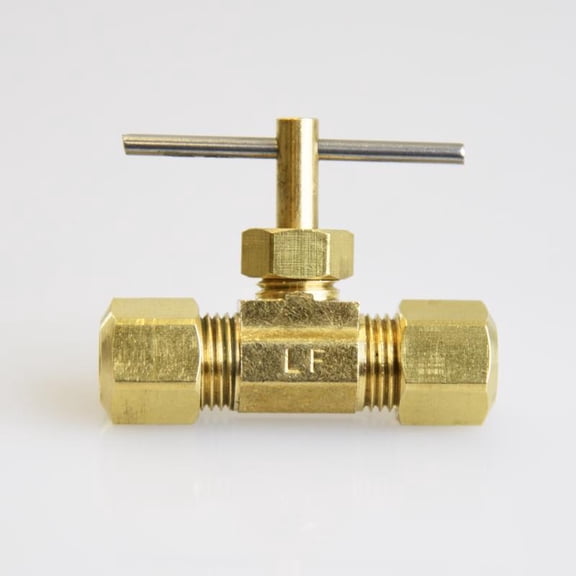 1/4 in. 1/4 in. Brass Needle Valve