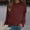 A1194 Wine, variant on St. Patrick's Day Sweatshirt for Women Classic Crewneck Long Sleeve Pullover Loose Fit Festive Graphic Clothes for Holiday Party Casual Top