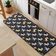 thumbnail image 5 of Black Cartoon Colorful Unicorn Pattern Kitchen Rug Mat,Kitchen Runner Rugs Non Skid Washable,Decorative Kitchen Floor Mats for Kitchen,Sink,Laundry,17"x47.2", 5 of 7
