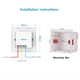 thumbnail image 3 of Wi-Fi Tuya Smart Israel Enchufe de Pared de Corriente Puerto de Carga USB Tipo C PD20W para Control Remoto de para por (), 3 of 8