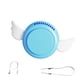 thumbnail image 3 of Ventilador de cuello para colgar al aire libre, mini enfriador de aire, silencioso portátil, ventilador de collar de enfriamiento de 3 velocidades, azul sidaley HA005112-03, 3 of 6
