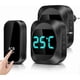 thumbnail image 1 of [No Batteries Required] Wireless Doorbell with Temperature LED, Waterproof Electronic Doorbell Kit with 2 Plug-in, 1 of 5