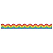 Trend Terrific Trimmer Decorative Scalloped Border, 2-1/4" x 39", Rainbow Promise