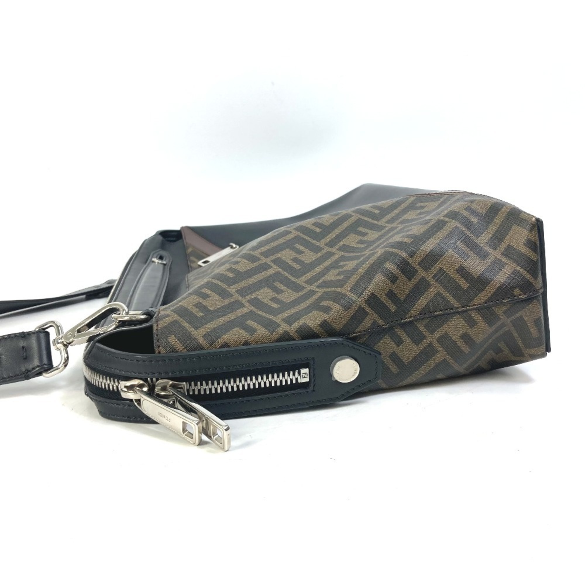 Pre-Owned FENDI Zucca Briefcase 8BH253, 2-Way Business Shoulder/Handbag, PVC, Men's,... (Good)