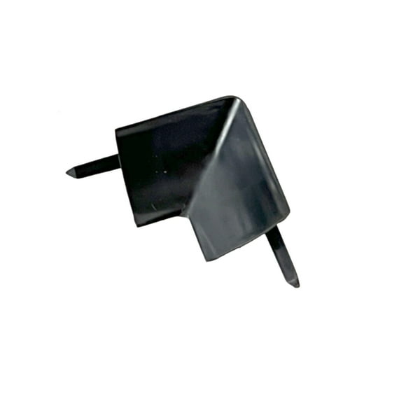 InstaTrim Inside Corners - 10 Black 3/4"" Wide Caulk Strip Inside Corner Pieces - Trim for Inside Corners - Paintable