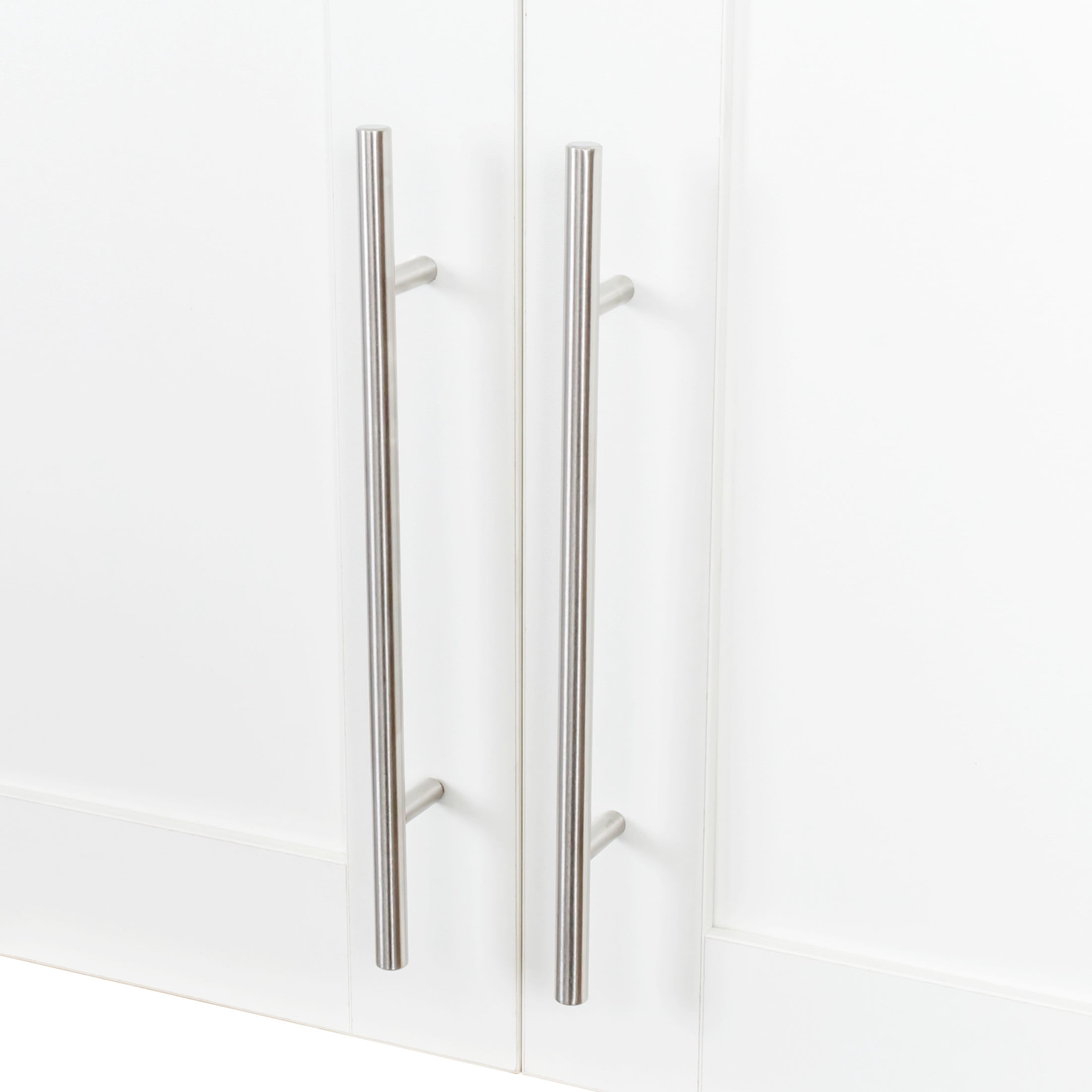 Noble House Frederick 31.50" Wall-Mounted Stackable Storage Cabinet, Adjustable Shelves, Space-Saving, White