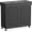 Black, variant on Povrgive Double Kitchen Trash Can Cabinet, 2 × 13 Gallon Dog Proof Wood Garbage Can with Flip Out Lid, Farmhouse Hidden Trash Recycling Bin with Wheels for Indoor, White
