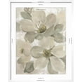 thumbnail image 5 of Art.com White On White Floral I Crop Neutral Art Print by Silvia Vassileva, White Frame Wall Art, 23" x 29", 5 of 5