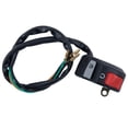 thumbnail image 3 of Tekuisi 7/8" Motorcycle Handlebar Fog Headlight Horn Start Kill Switch ON OFF Button 12V for Motorcycle Motorbike ATV Sport Dirt, 3 of 6