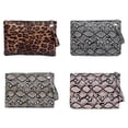 thumbnail image 3 of Jumpingount Bolso De Mujer Vintage Y De Moda Conveniente Y Práctico Bolso De Sobre De Piel De Serpiente Bolso De Embragues Bolsas de mensajero y de hombro negro, 3 of 6