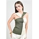 thumbnail image 1 of Blusa bicolor con aro Roman Fashion /Juvenil, 03261 (Olivo) verde oscuro EG, 1 of 4