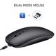 thumbnail image 1 of Ratón inalámbrico recargable M90 con Bluetooth 5.0 y modo USB para juegos, para PC, portátil y ratón., 1 of 2