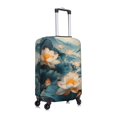 thumbnail image 3 of Balery Luggage Cover Mountain Lotus Serenity Print Suitcase Covers for Luggage Elastic Washable Suitcase Protector Fits 18-32 Inch Luggage-Large, 3 of 9