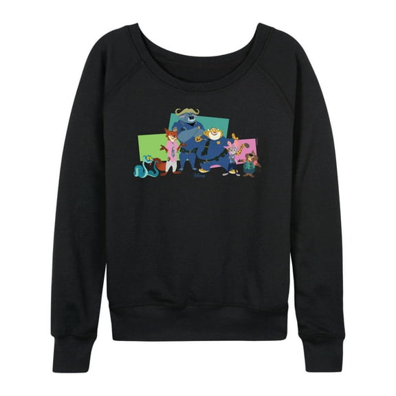 Zootopia 2 - Nick, Judy, And Friends - Women's French Terry Long Sleeve Pullover