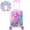 2PCS girls pink mermaid luggage set, variant on 2Pcs Kids Suitcase Set, 16" Hardside Boys Travel Luggage with Spinner Wheels, Shark Carry on Rolling Luggage Airline Approved (Black)