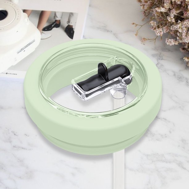 Tapa de reemplazo de botella con paja para accesorios de tazas Stanley 30oz/20oz (verde)