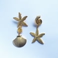 thumbnail image 6 of Sinyiin Boho Starfish for Shell Earrings Gold Dangle Women Beach Ocean Summer Jewelry Gi, 6 of 8