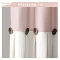 thumbnail image 5 of Pink Shower Curtain Boho Farmhouse, Fabric Ruffle Vintage 72 x 72 Inch, Shabby Chic Style with Luxury Bow for Bathroom Decor, 5 of 6